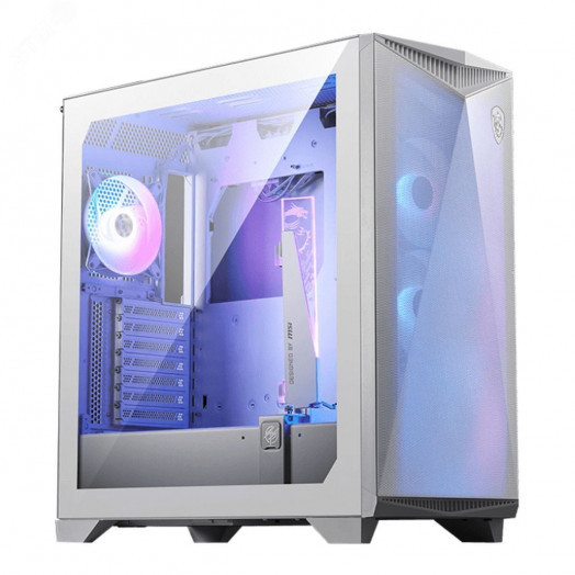 Корпус MPG GUNGNIR 300R AIRFLOW, Middle Tower, E-ATX, белый