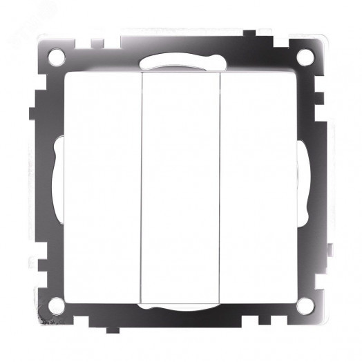 Выключатель трехклавишный (механизм) 250В 10А серия Катрин белый STEKKER