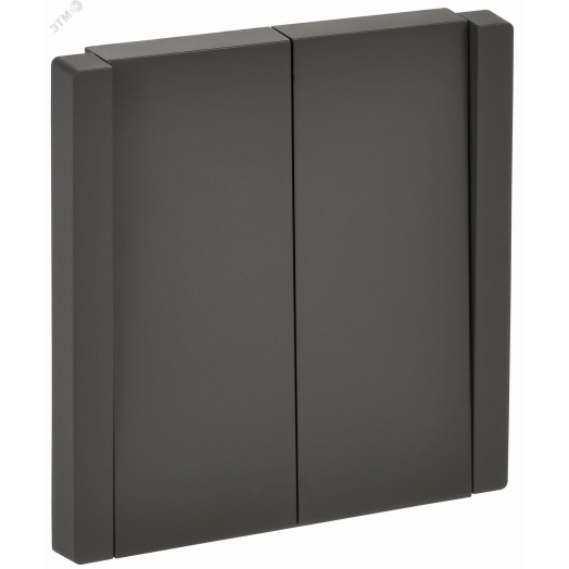 FORTE&PIANO Выключатель 2-клавишный перекрестный 10А FP309 серый IEK