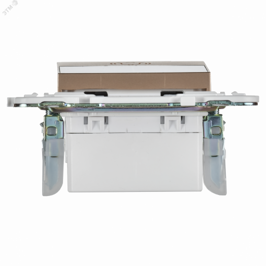 SKANDY Кнопка звонка с индикацией для отелей 10А SK-V17Sa песочный IEK