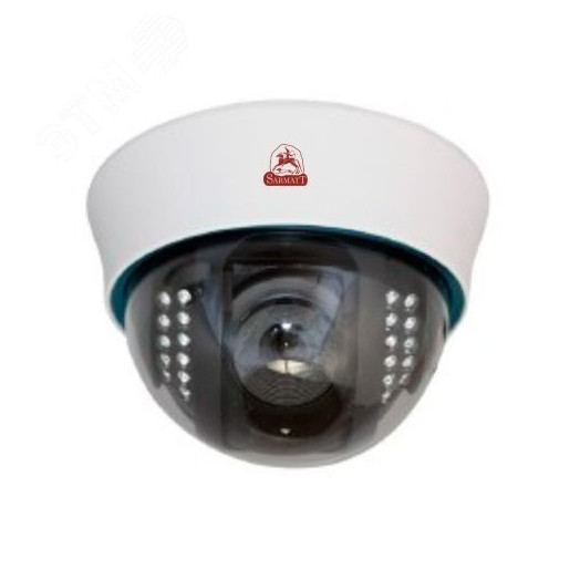Видеокамера AHD/TVI/CVI/CVBS 5Мп купольная с ИК-подсветкой до 15м (2.8-12мм)