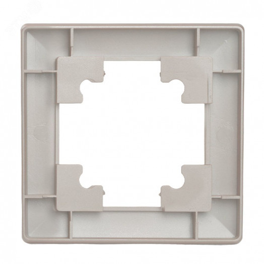 Рамка одноместная пластик серия Катрин шампань STEKKER