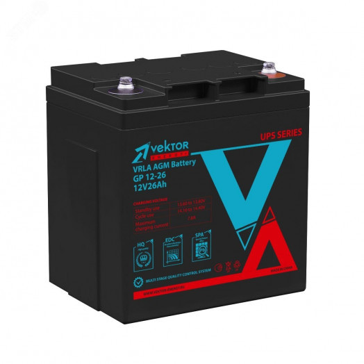 Аккумуляторная батарея Vektor Energy GP 12В 28Ач