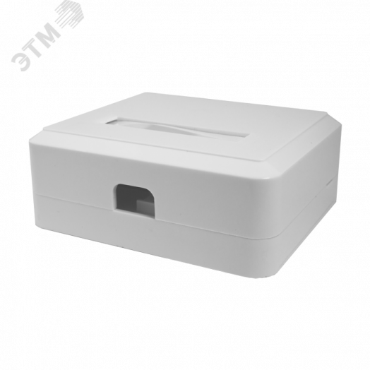 Розетка накладная SYSTEM под Keystone модуль 2p