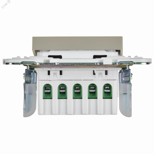 SKANDY Кнопка звонка с индикацией для отелей 10А SK-V17B бежевый IEK