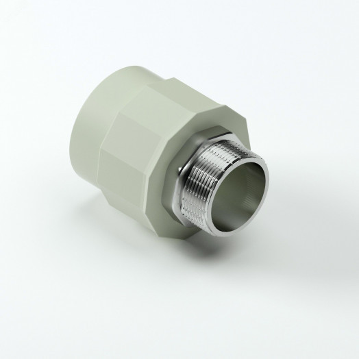 Муфта комбинированная 32x1/2' НР противопожарный полипропилен PPR