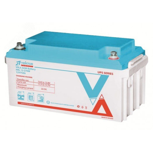 Аккумуляторная батарея Vektor Energy HRL 12В 75Ач