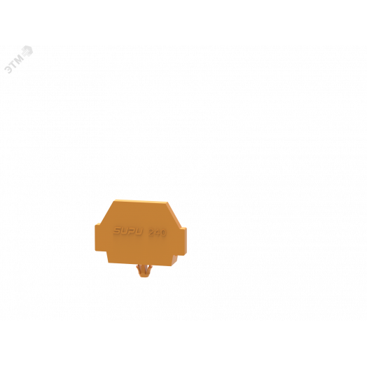 Крышка защитная TB для клемм с монтажной ножкой, оранж.