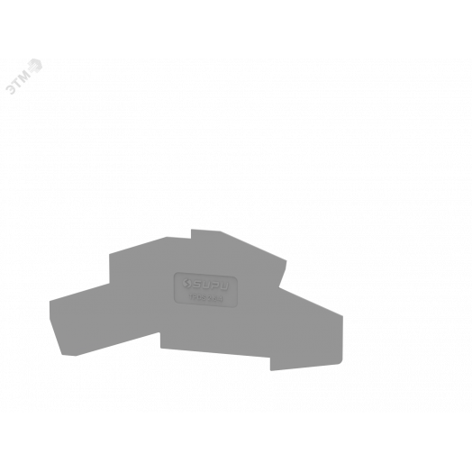 Крышка защитная TP для угловых 4-уровневых клемм TPDS, сеч. 2.5мм2, сер.