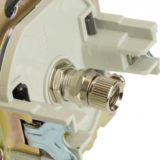 Розетка телевизионная одноместная 75 Ом 5-862МГц (механизм) серия Катрин графит STEKKER