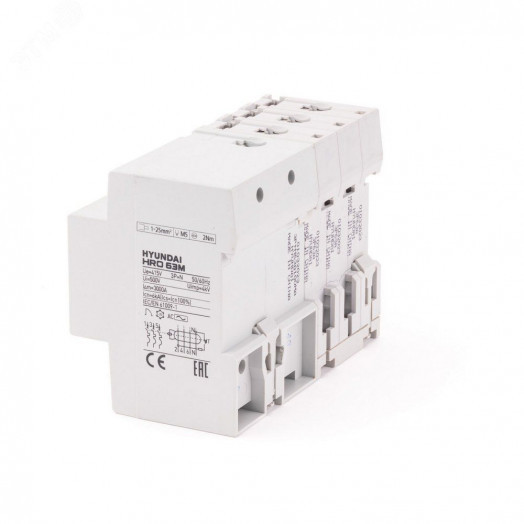 Дифференциальный автомат HRO63M 3NG4C0000C 00016G 3 полюса + нейтр., 16A ток, к.з. 6kA,30mA