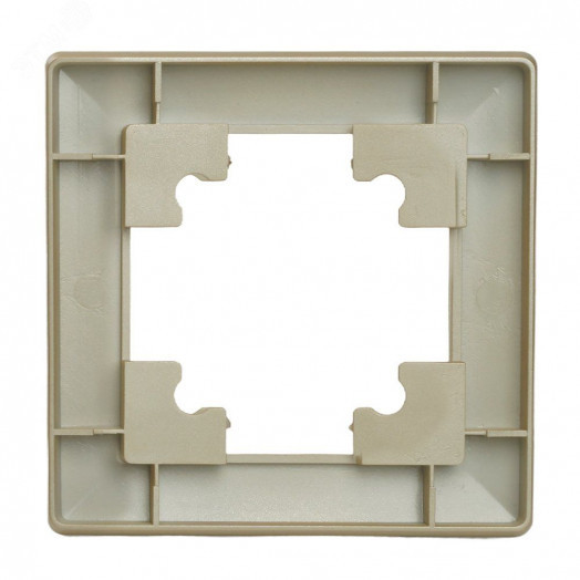 Рамка одноместная пластик серия Катрин золото STEKKER