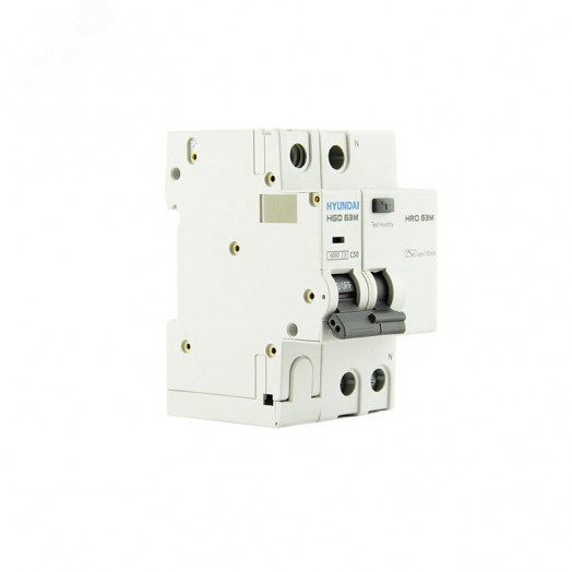 Дифференциальный автомат HRO63M 1NG5C0000C 00050G 1 полюс + нейтр., 50A ток, к.з. 6kA,100mA (STANDARD)