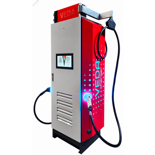 Зарядная станция постоянного тока (DC) мощностью 160кВТ VL-A1M-P160-0330-T4-E54-VP3-M2-AC350-BG300-C.+D1+E1+GS, 15.6 дюймов ЖК-экран, напольный монтаж, IP54, поддержка OCPP 1.6/2.0J