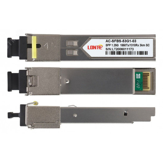 Модуль SFP WDM 1.25G Tx1550/Rx1310 3km SC DDM