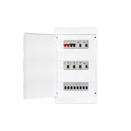 Выключатель автоматический дифференциального тока (АВДТ) 1P+N С 10А 4.5кА 30мА Тип-AС 230В City9 Set SE C9D34610