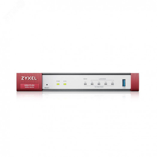 Межсетевой экран 1xWAN GE, 4xLAN/DMZ GE, USB3.0, NebulaFlex ''