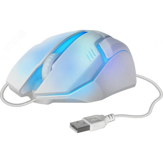 Мышь Cyber MB-560L 4 кнопки, 1600dpi, белый