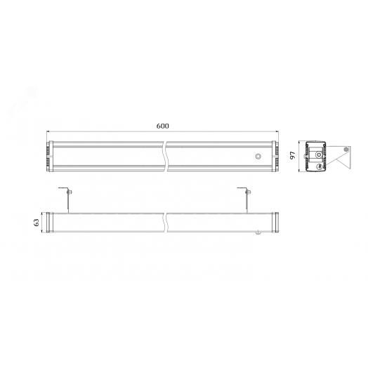 Светильник архитектурный 16Вт, IP65, 4000К, К30 град. Фасад 500-016 (02.840.01.1.K.N)