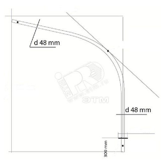 Кронштейн К1К-2,0-2,0-К110/48-0,048-ц