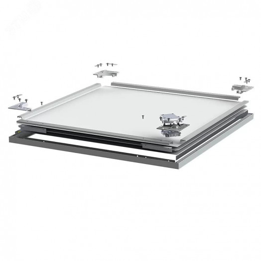 Светильник светодиодный ДВО/ДПО SPARTA-PANEL MULTI 36Вт 295x1195мм 4000К opal-sand IP54 черный