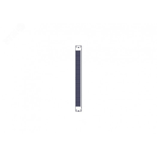 Кабель-канал продольный, 1U, черный