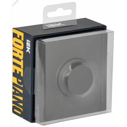 FORTE&PIANO Светорегулятор поворотно-нажимной 600Вт FP354 серый IEK