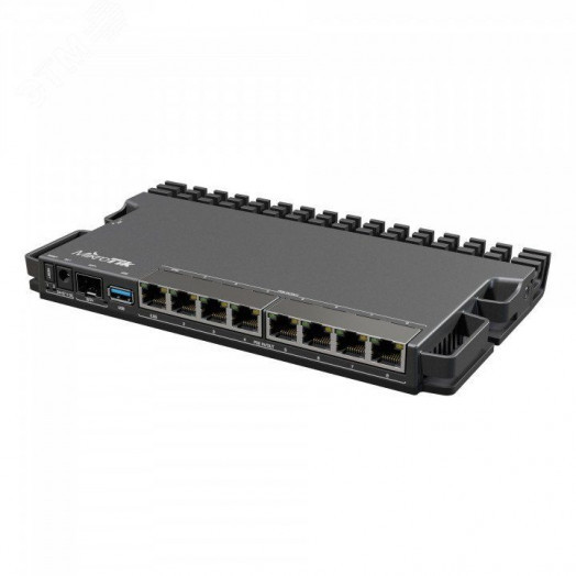Маршрутизатор 8 портов, 4 ядра 350-1400MHZ, 1GB RAM, 7*1Gbit RJ45, 1*2.5gbit RJ45, PoE