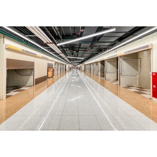 Светильник светодиодный FLORA 36Вт 50х70х1540мм 5000К OPAL IP40 черный