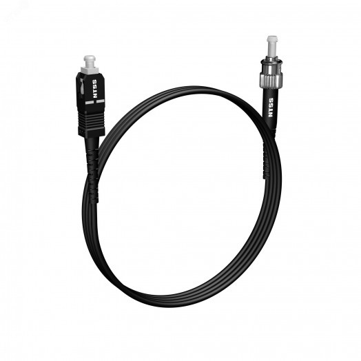 Патч-корд оптический PREMIUM spc SC/UPC-ST/UPC 9/125 3.0мм 2м черный LSZH