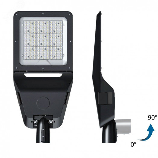Светильник светодиодный ДКУ-140 Оптолюкс Мини LED-140-ШО1А-IP66-У1(740/D/X/RAL9005/U50/TG/PRO/G1) (СТ-1)