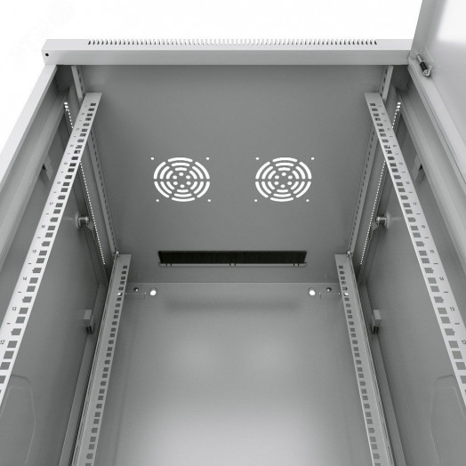 CABEUS SH-05F-18U60-45-R ШКАФ ТЕЛЕКОММУНИКАЦИОННЫЙ НАСТЕННЫЙ РАЗОБРАННЫЙ 19'' 18U 600X450X901MM (ШХГХВ) ДВЕРЬ СТЕКЛО, ЦВЕТ СЕРЫЙ (RAL 7035)