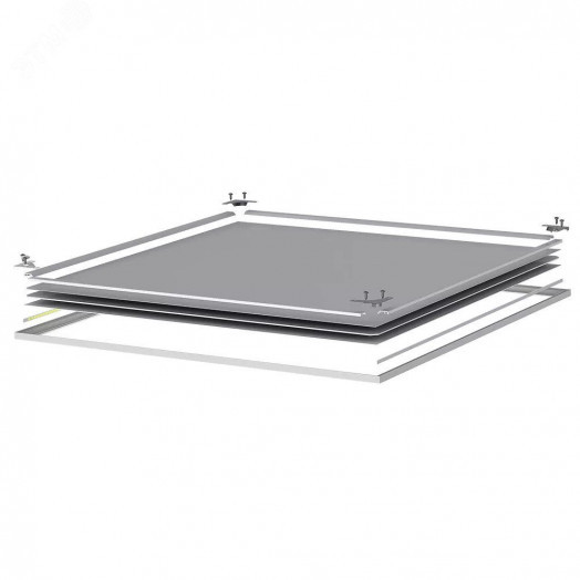 Светильник светодиодный ДВО-34w 3500 Лм 3000К microprisma-opal IP54/IP20 KROKUS-PANEL clip-in