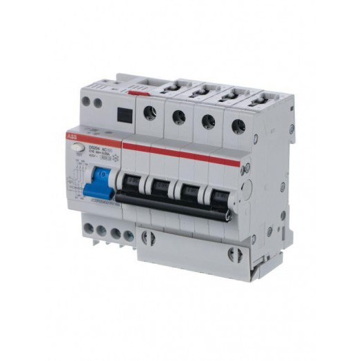 Выключатель автоматический дифференциального тока 4п C 16А 30мА тип AC 6кА DS204 6мод. ABB 2CSR254001R1164