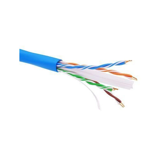 Кабель информационный неэкранированый U/UTP 4х2 кат.6а LSZH син. (уп.500м) DKC RN6AUULS5BL