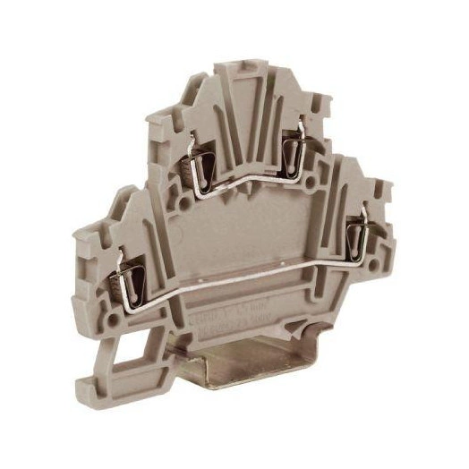 Зажим проходной HMD.1GR 2-х уровневый 1.5кв.мм сер. DKC ZHD200GR-RET