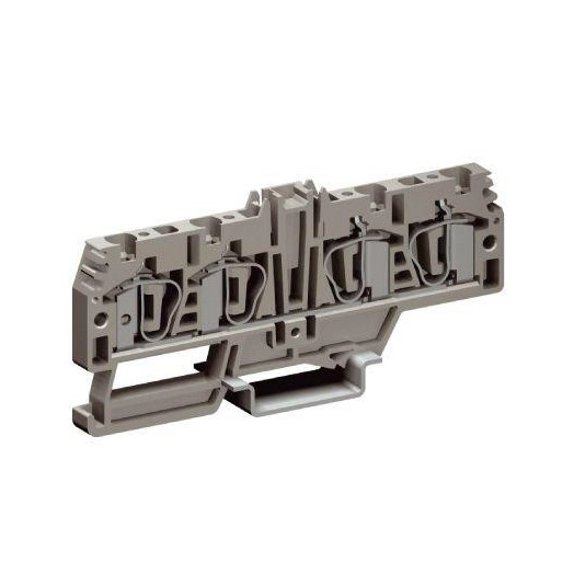 Зажим проходной HMM.4/2+2GR 4кв.мм 2 ввода/2 вывода DKC ZHM220GR-RET