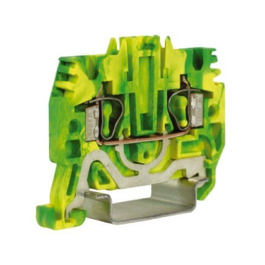 Зажим для заземления HTE.2 2.5кв.мм желт./зел. DKC ZHT500-RET
