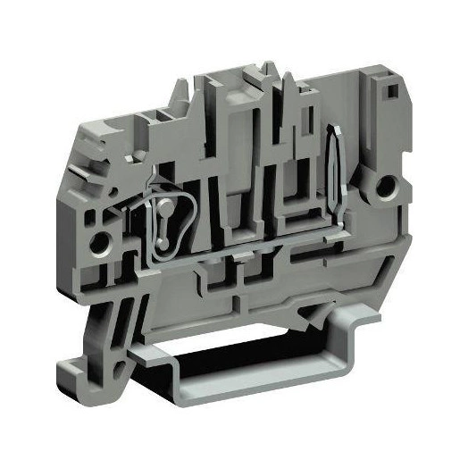 Клемма пружинная проходная со штыревым контактом 2.5кв.мм сер. DKC ZHVP300GR-RET