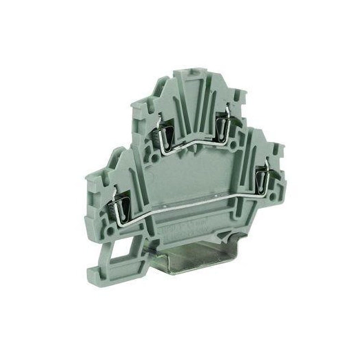 Зажим пружинный HMD.2/3DC/GR 2-х уровн. с диод. DKC ZHD430GR