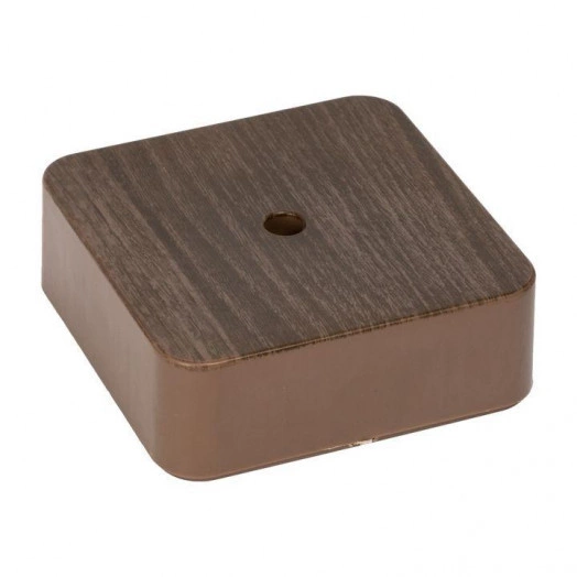 Коробка разветвительная KMP-030-030 75х75х26 темн. дерево PROxima EKF plc-kmr-030-030-t