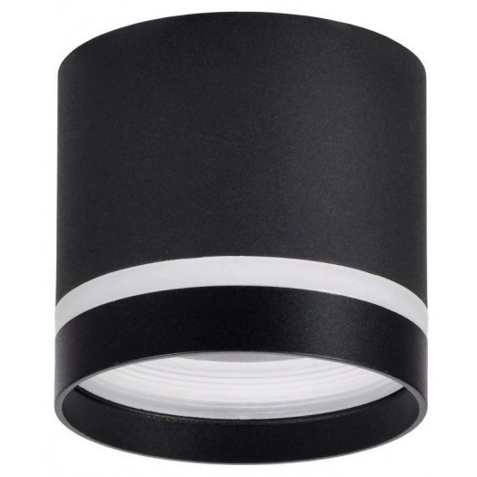 Светильник 4016 накладной потолочный под лампу GX53 черн. IEK LT-UPB0-4016-GX53-1-K02