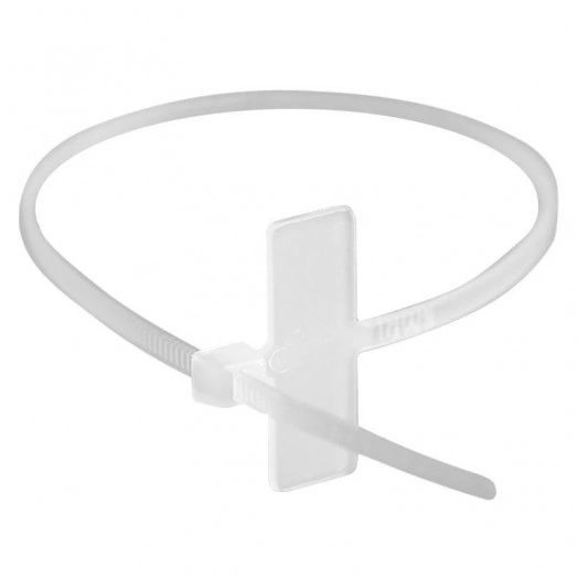 Хомут кабельный 2.5х110 полиамид бел. с таб. 9.1х20.4 (уп.100шт) DKC 252110SR-M