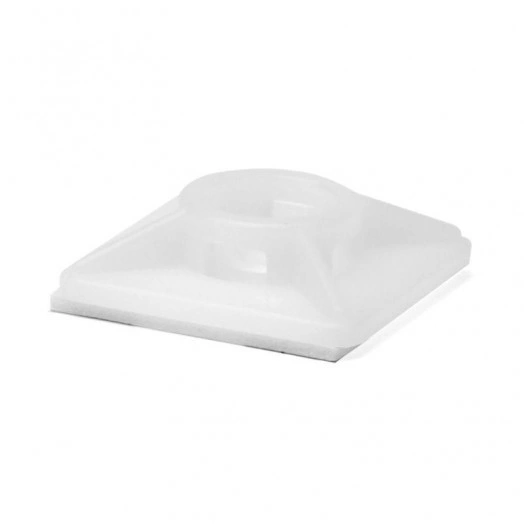 База монтажная самоклеящаяся для двух хомутов 19х19 бел. (уп.100шт) DKC 25467SR