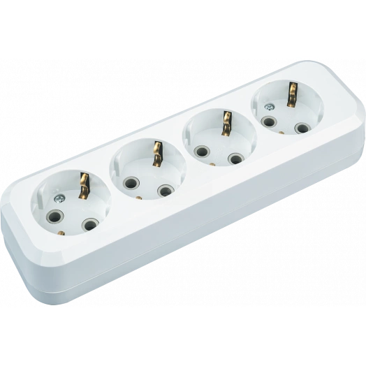 Колодка NCA-BL01-04-E-WH 4гн с/з пласт. Navigator