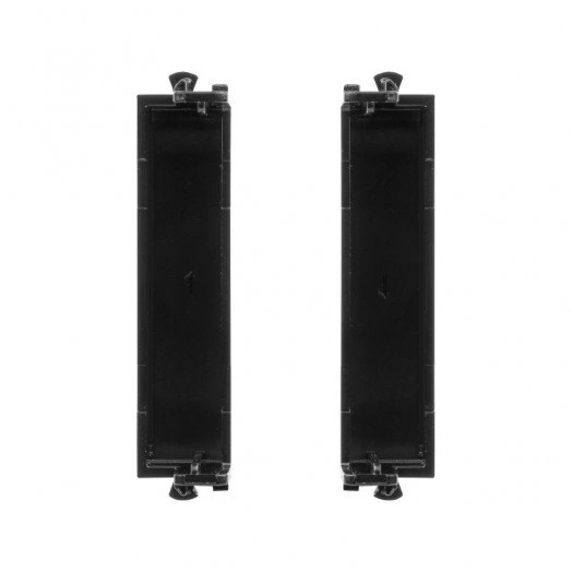 Комплект модульных заглушек "Avanti" "Черный квадрат" 0.5 модуля (уп.2шт) DKC 4402995