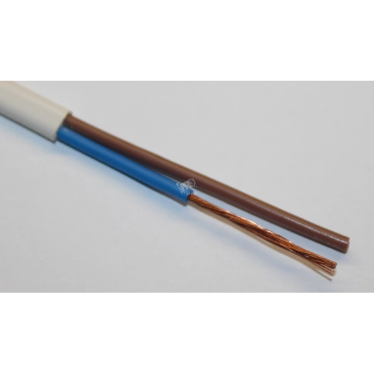 Шнур ШВВП 2х0.75 черный до 380В 50м ТРТС