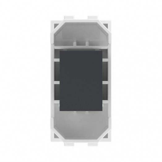 Розетка компьютерная 1-м СП 1мод. Brava RJ45 кат.5E AMP бел. DKC 76646B