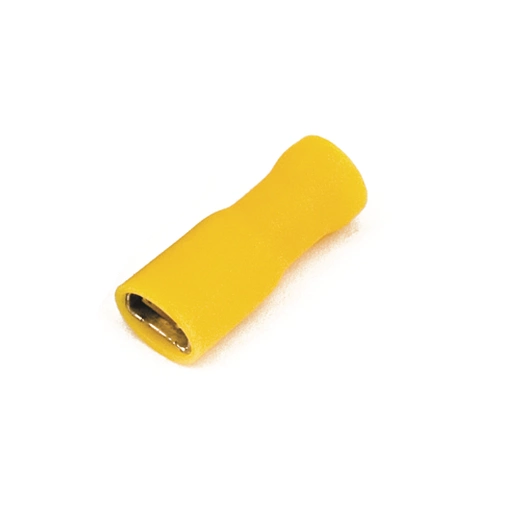 Наконечник изол. "розетка" 2.5-6кв.мм А=6.3х0.8мм желт. (уп.50шт) DKC 2C02TP