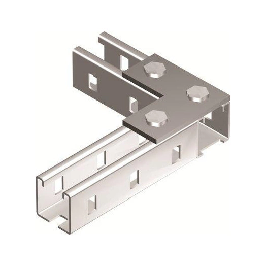 Пластина соединительная L-образ. 90х90 2отв. для профиля С-образ. DKC BMD1021HDZ